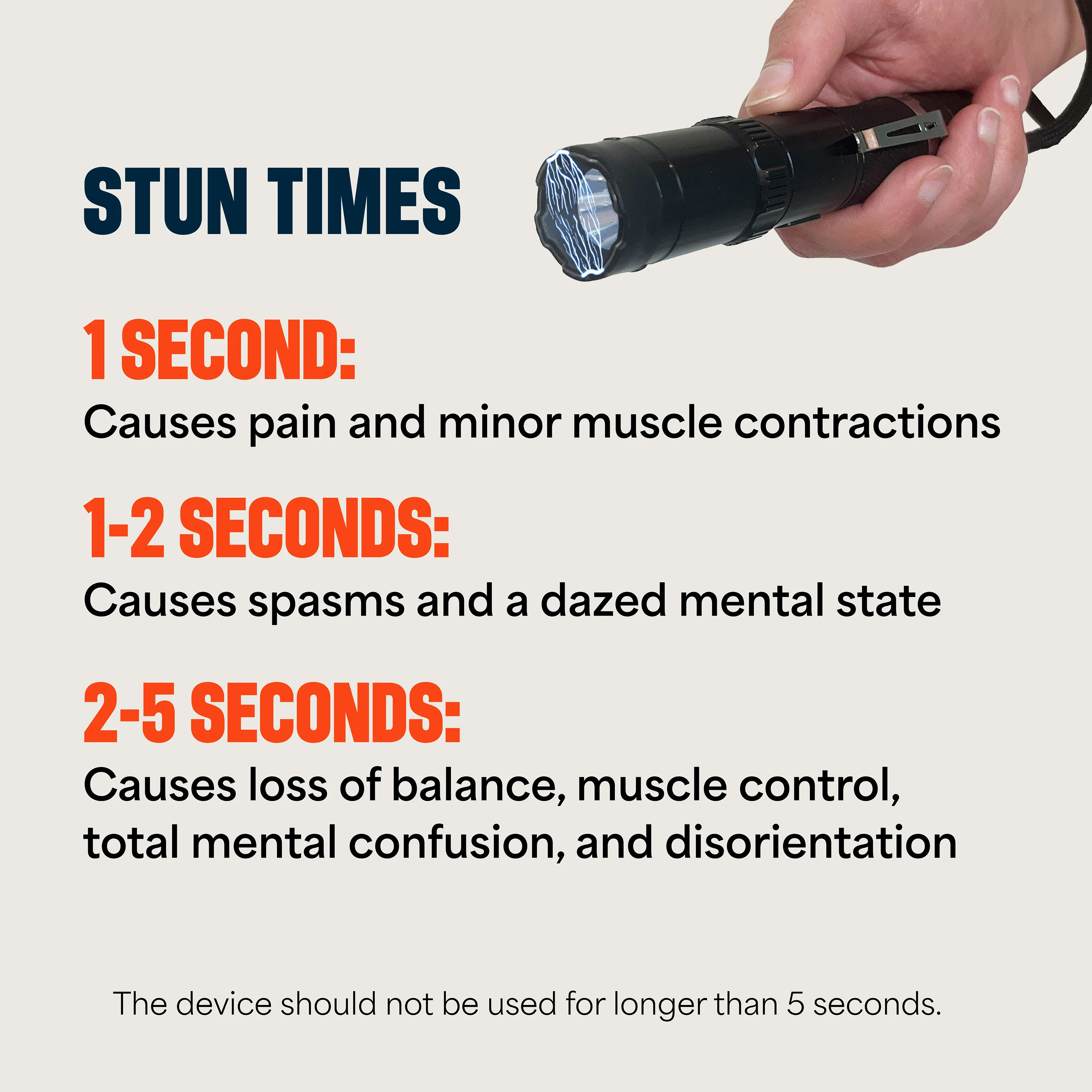 Mace Compact Stun Gun Flashlight - Image 5