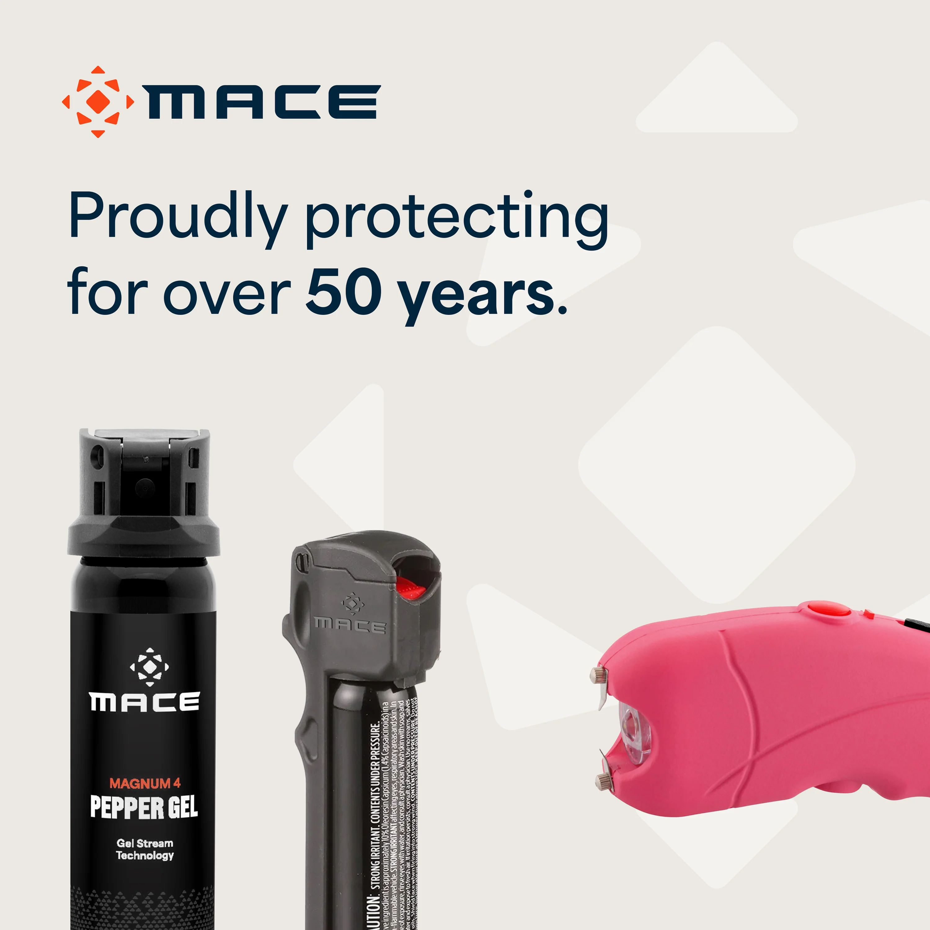 Mace Ergo Stun Gun with LED - Pink - Image 6