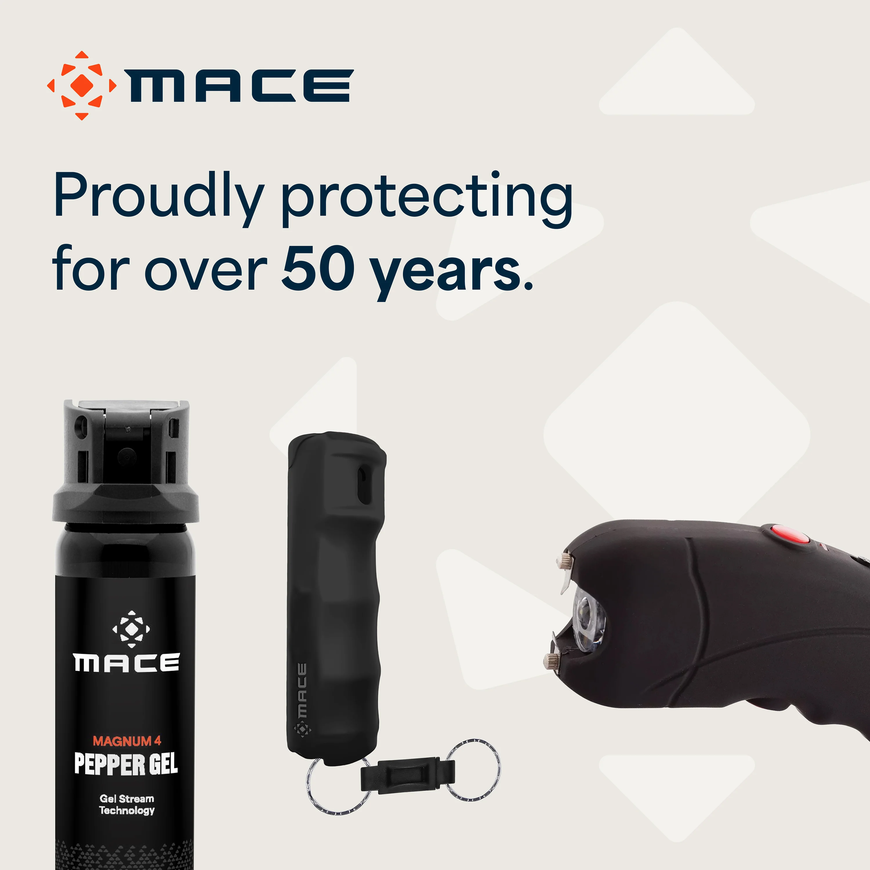 Mace Ergo Stun Gun & Compact Hard Case Pepper Spray - Black - Image 11