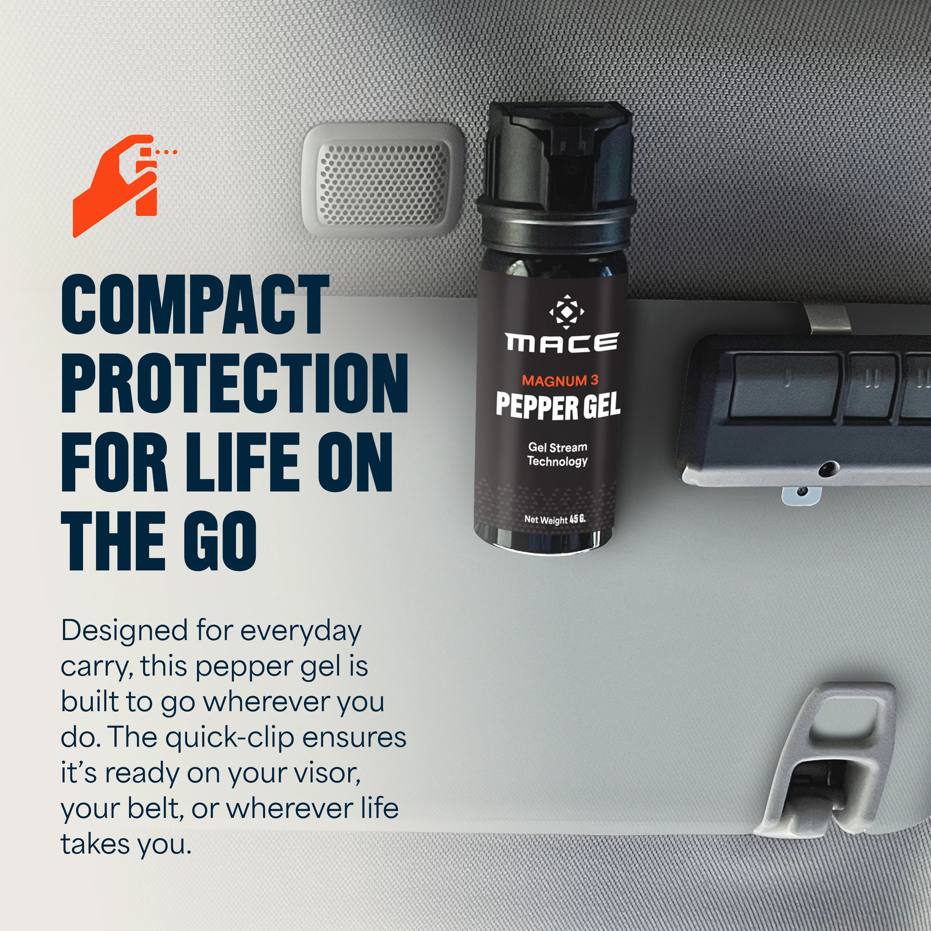 Mace Magnum 3 Flip Top Pepper Gel - Image 5