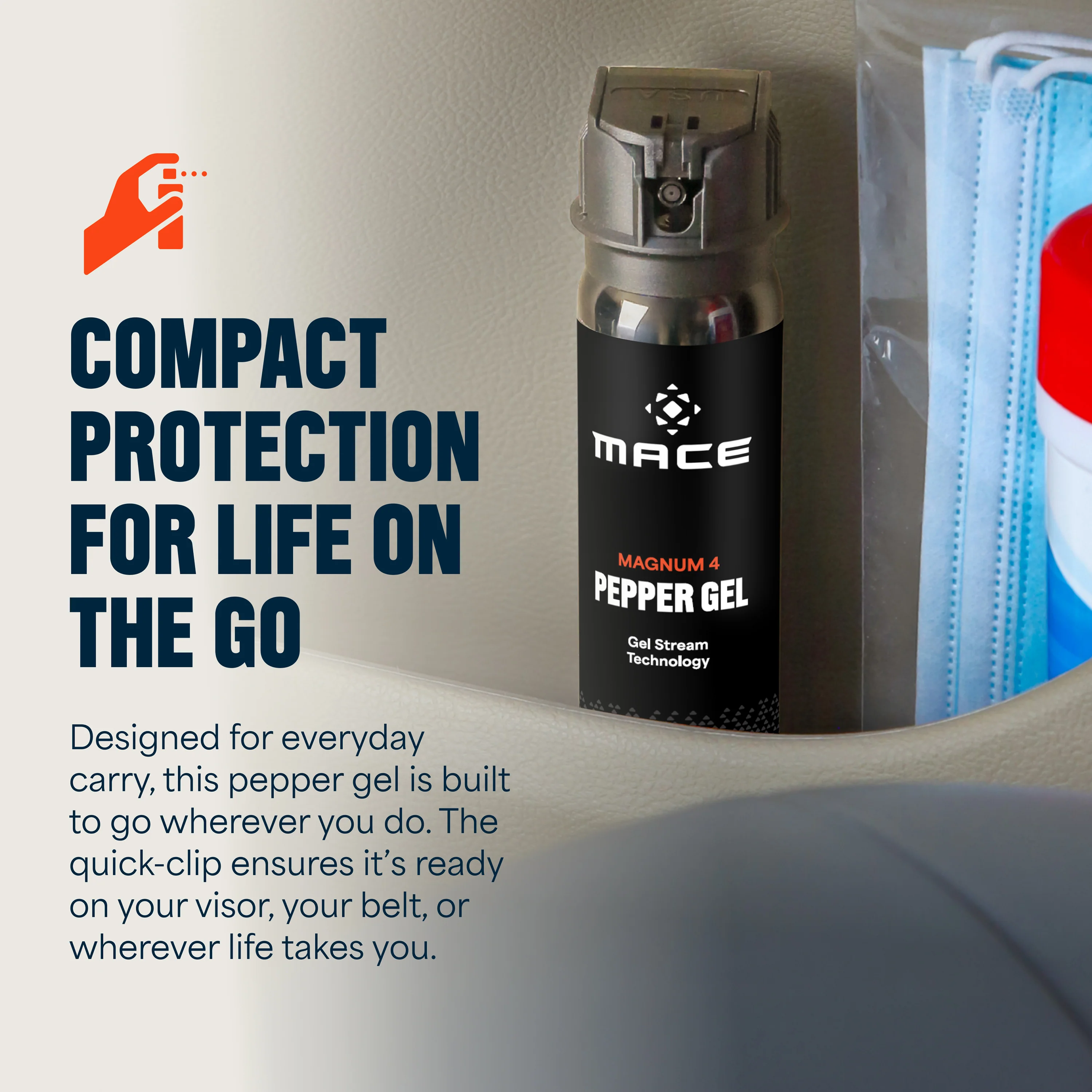 Mace Magnum 4 Flip Top Pepper Gel - Image 5