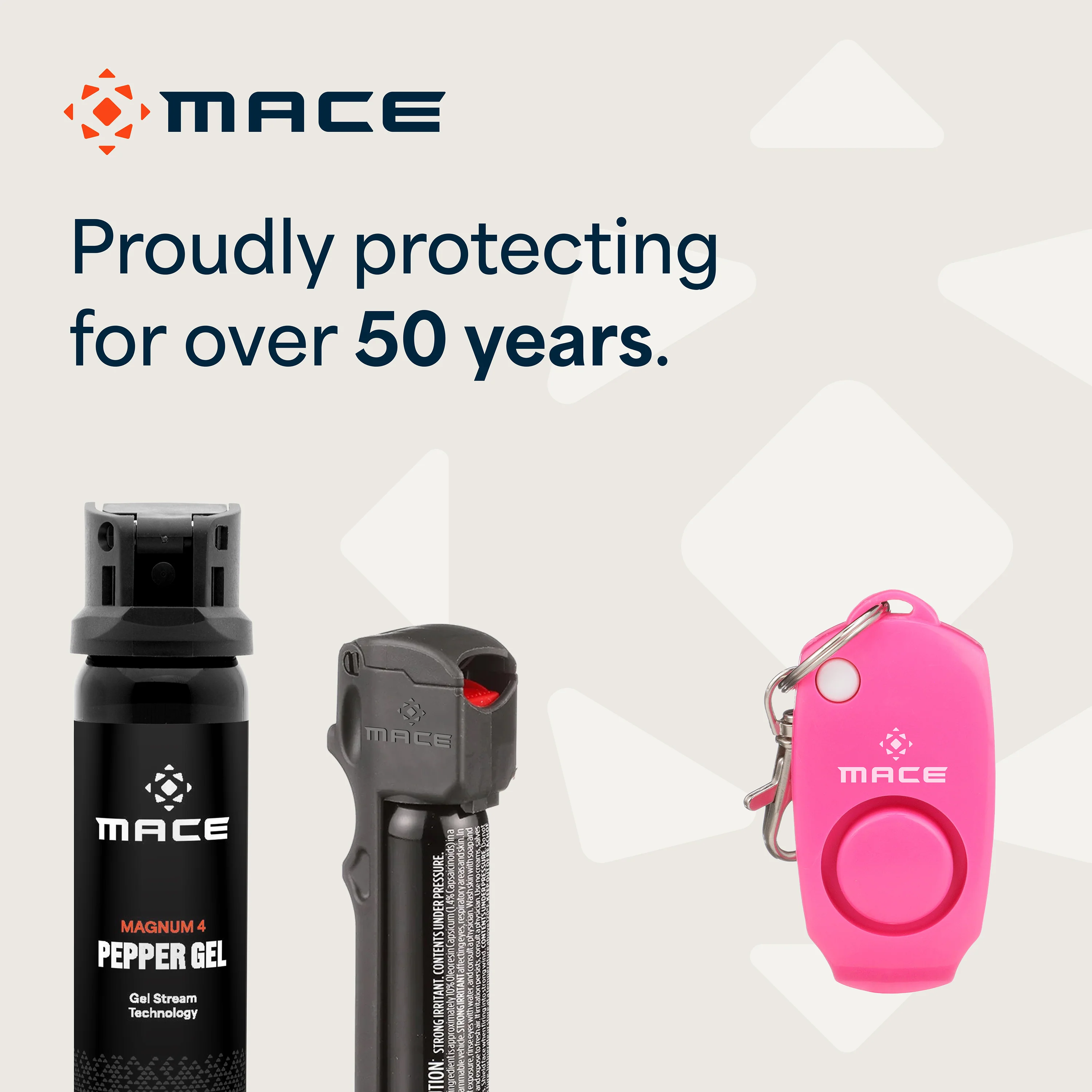Mace Personal Safety Alarm with Keychain - Pink - Image 10