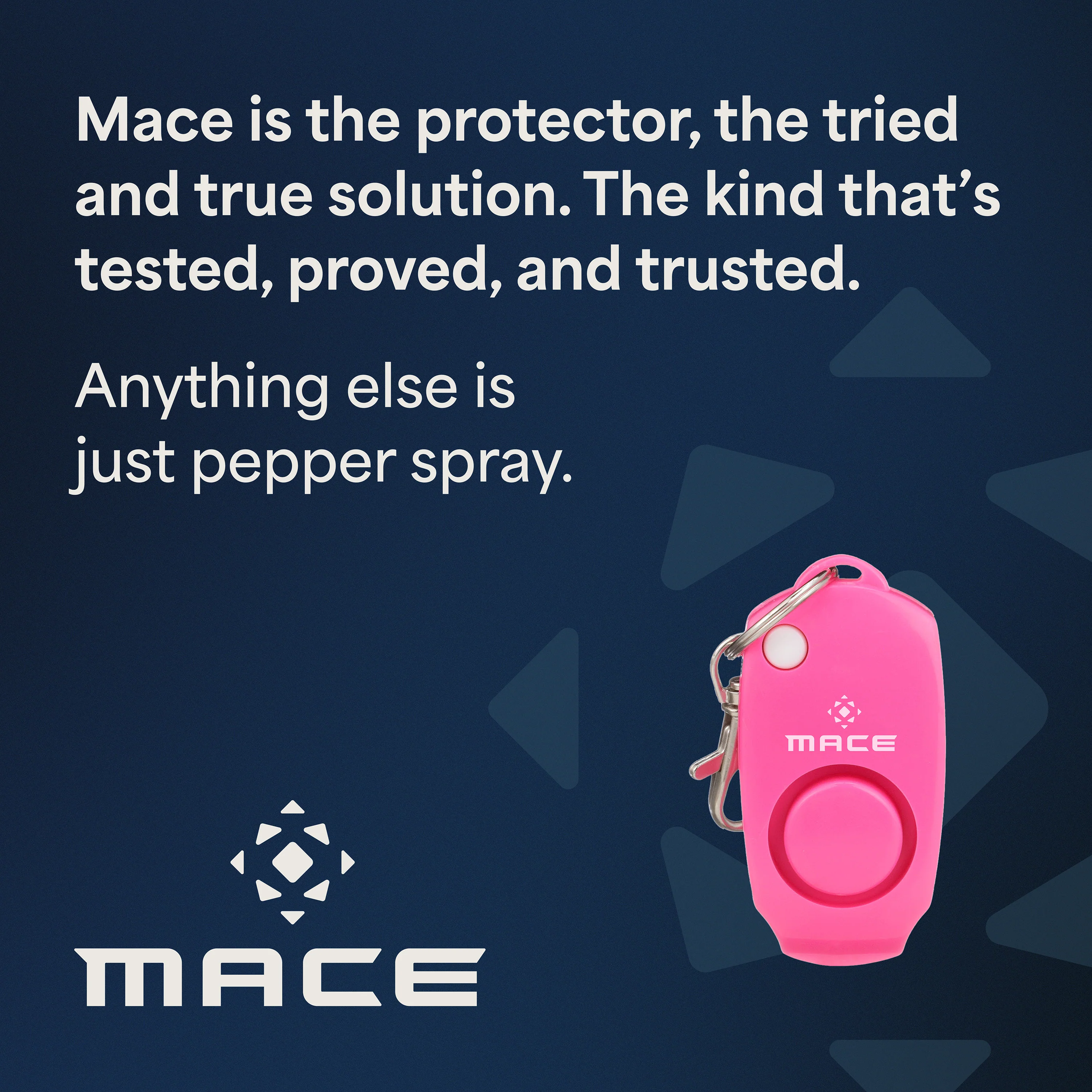 Mace Personal Safety Alarm with Keychain - Pink - Image 8