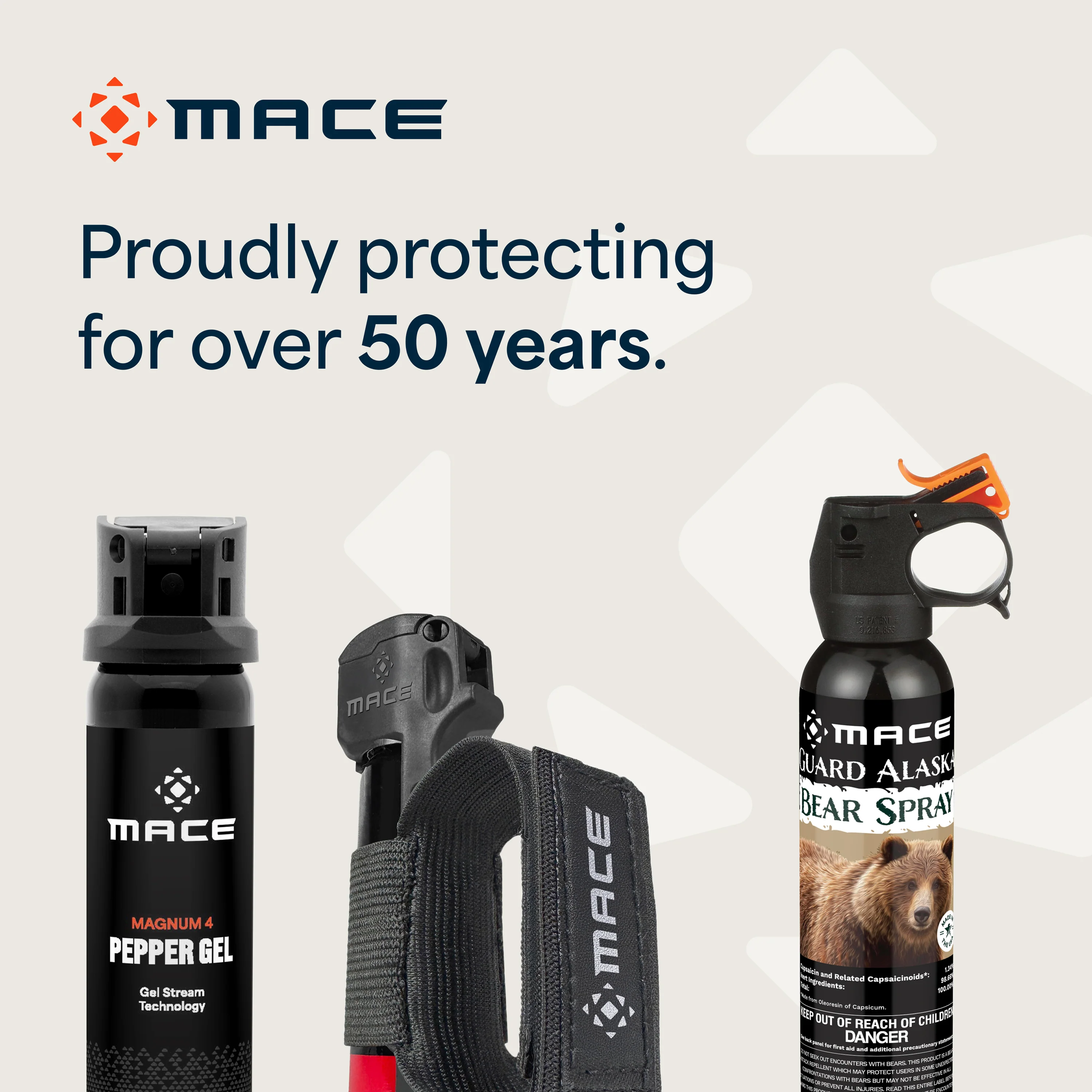 Mace Flip Top with Sport Band Pepper Spray - Black - Image 7