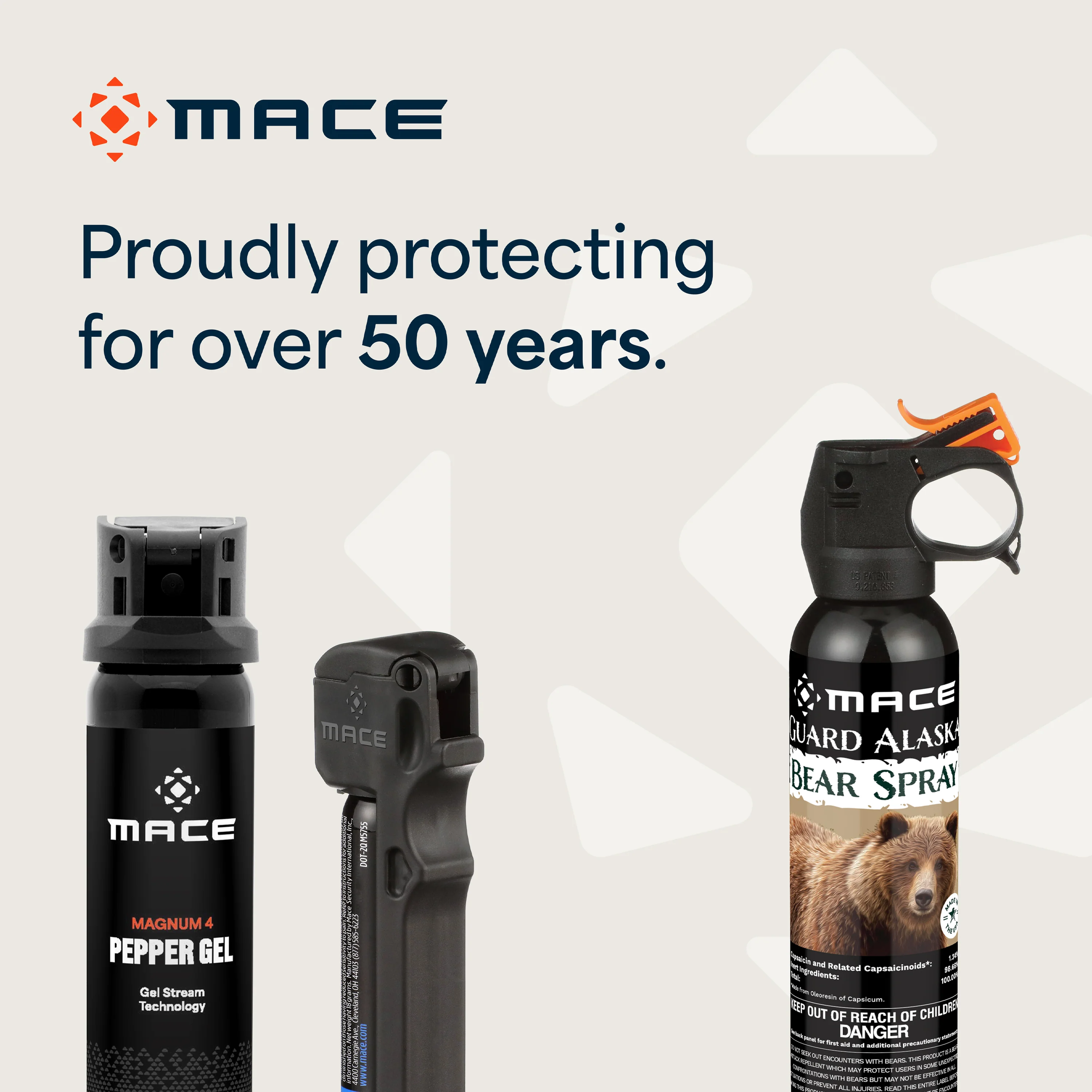 Mace 2 Pack 3-in-1 Flip Top Pepper Spray - Black - Image 7