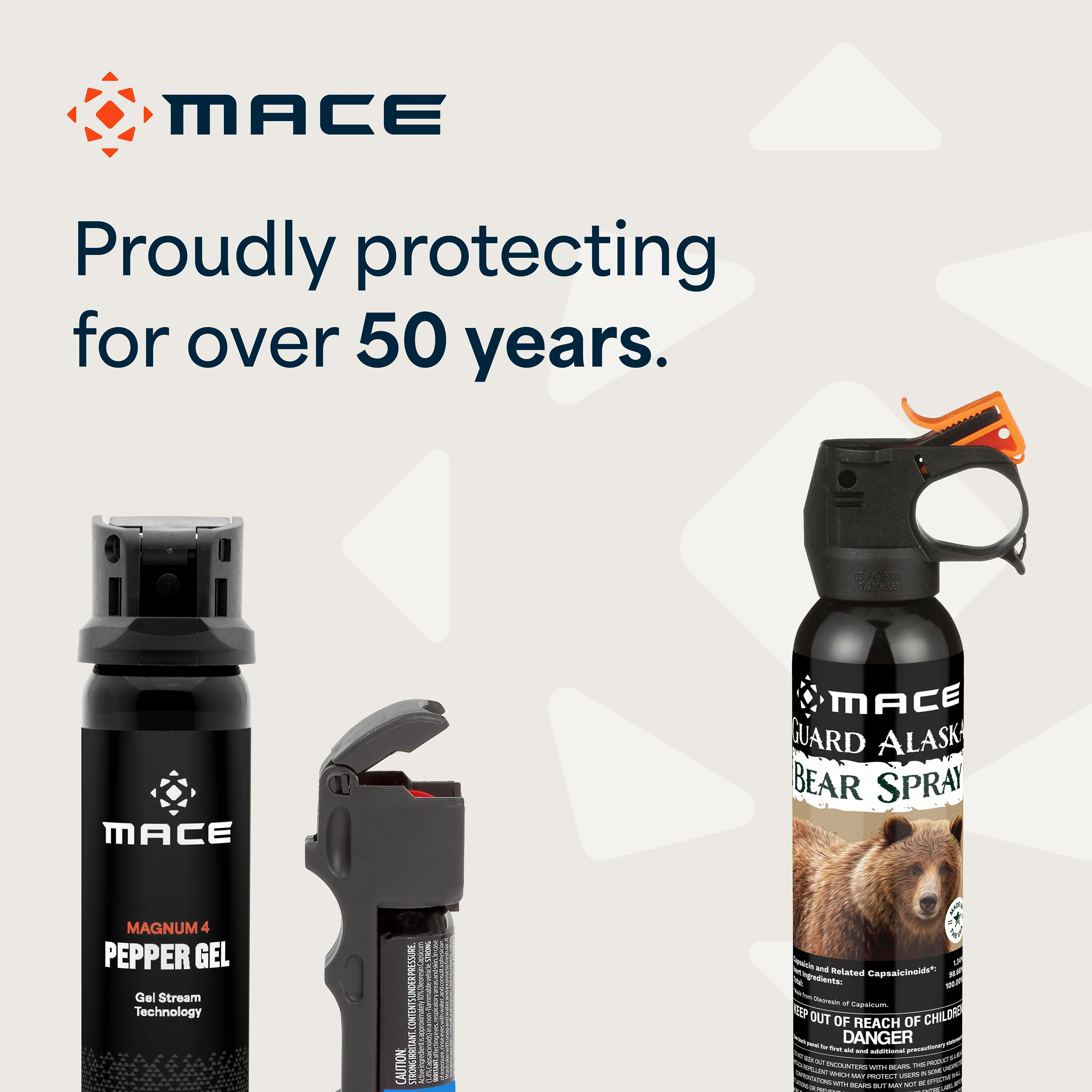 Mace 3-in-1 Flip Top Pocket Pepper Spray - Black - Image 7
